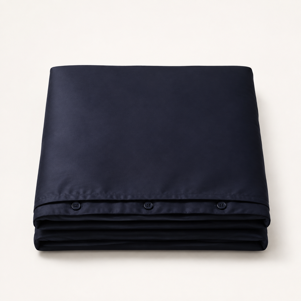 Dusk Duvet Cover King in Ink, stack view