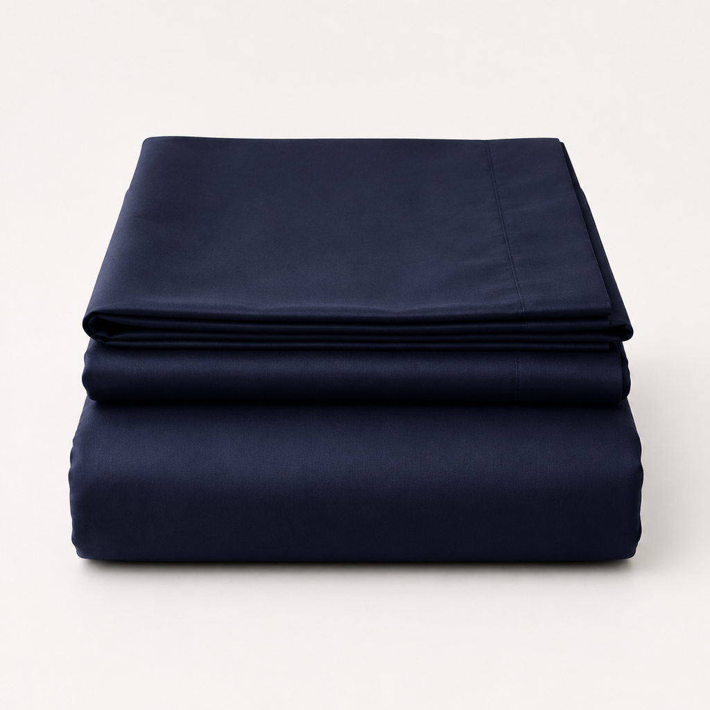 Dusk Sheet Set King in Ink, stack view