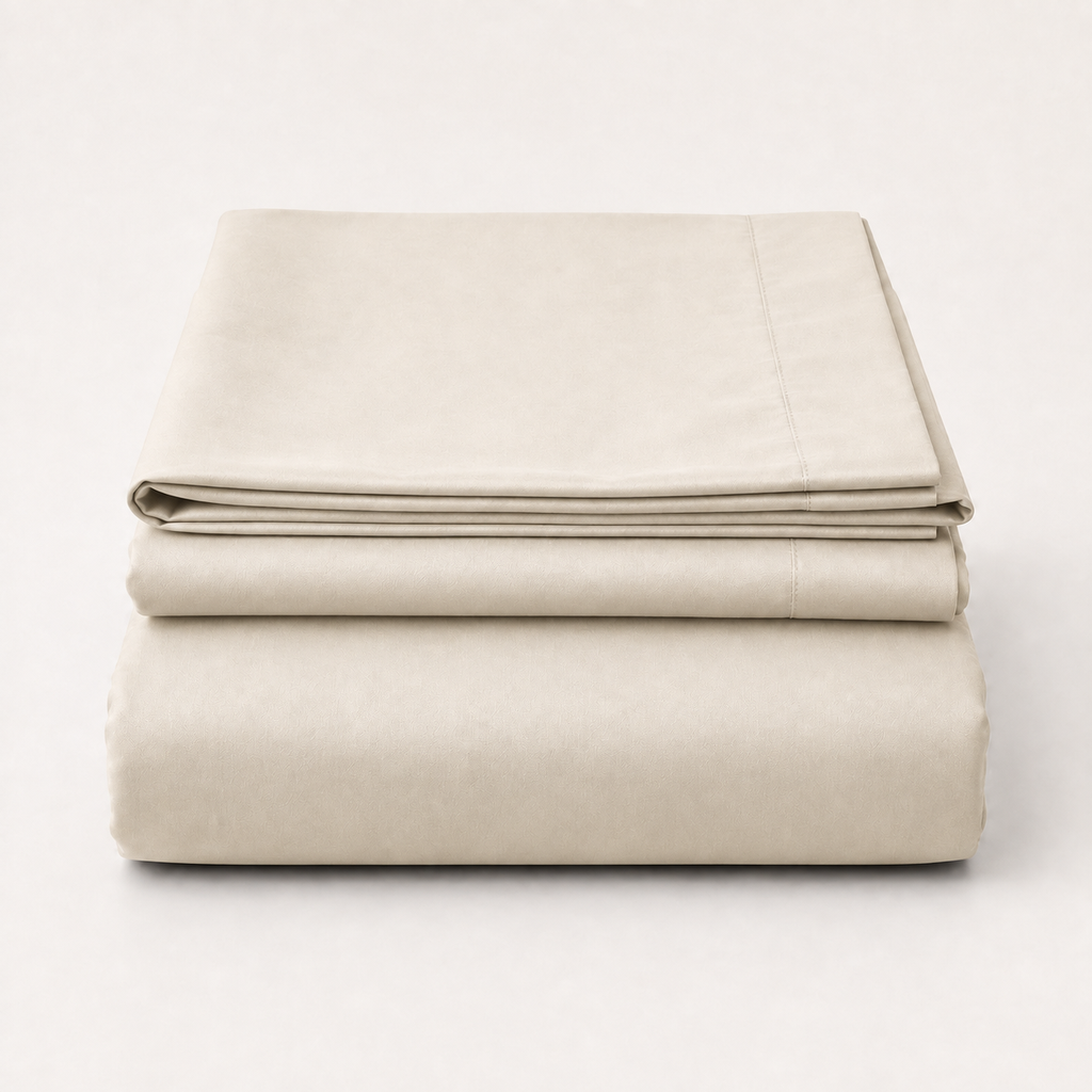 Dusk Sheet Set King in Oat, stack view