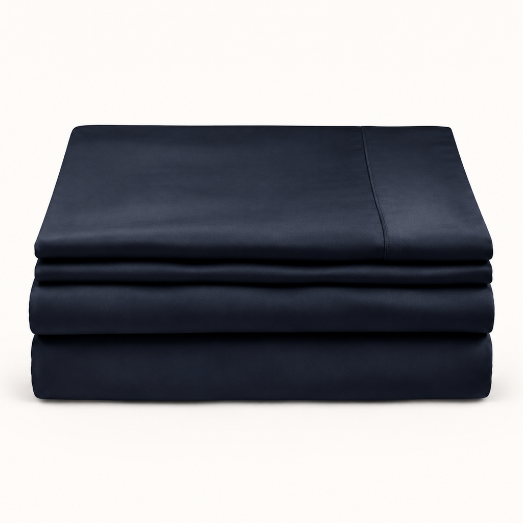 Dusk Sheet Set Queen in Ink, stack view