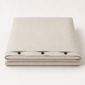 Field Duvet Cover King in Oat, stack view