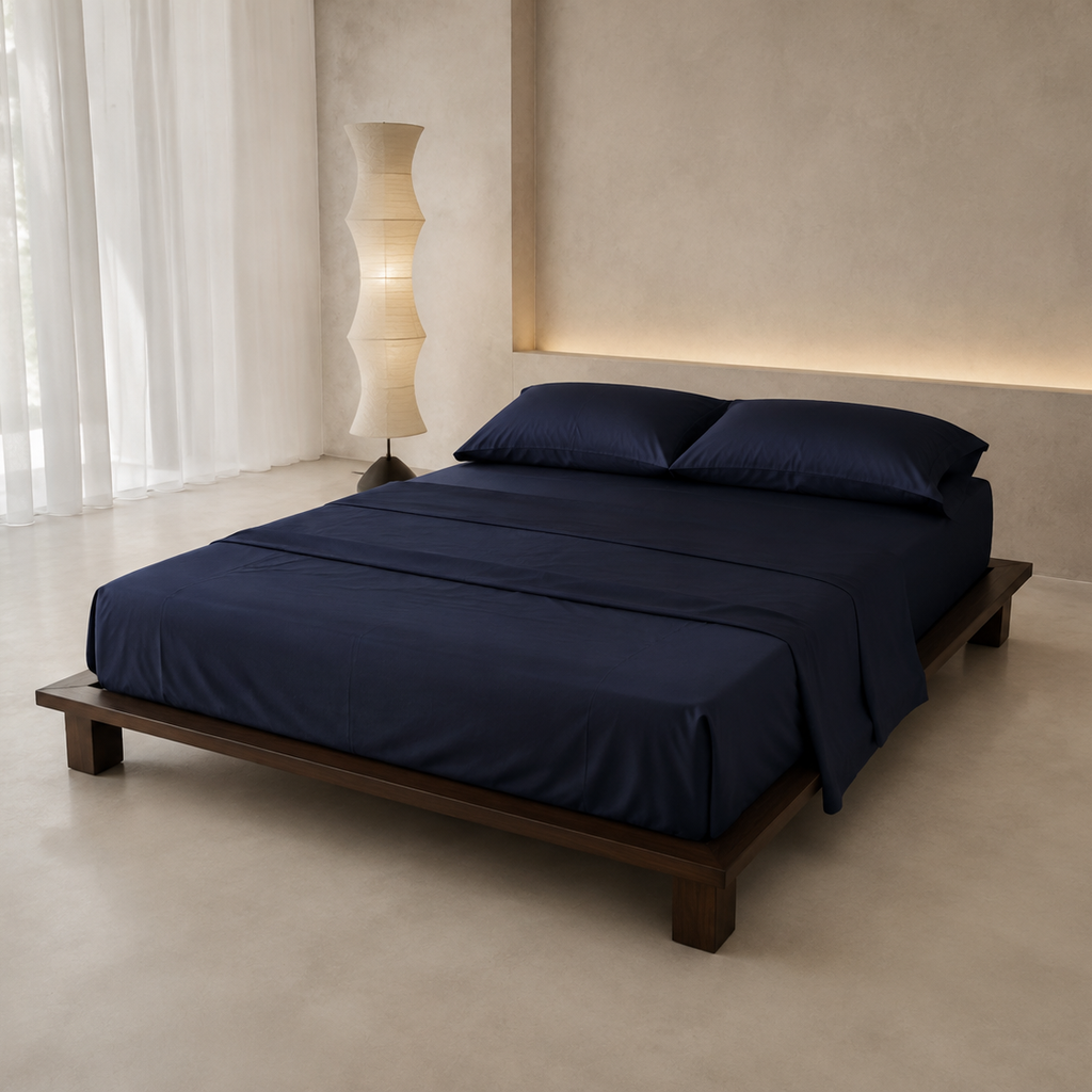 Field Sheet Set Queen in Ink, lifestyle view