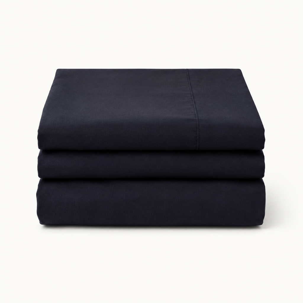 Field Sheet Set Queen in Ink, stack view