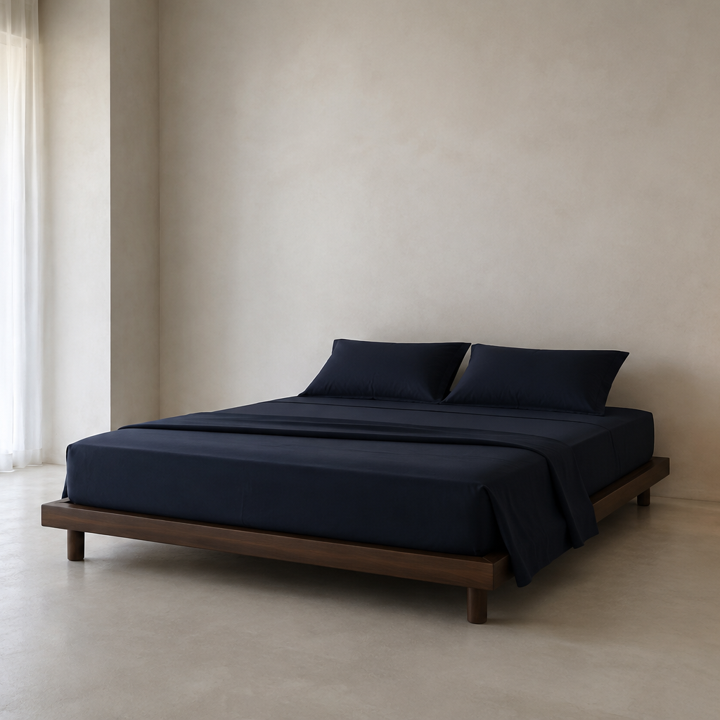Field Sheet Set Twin in Ink, lifestyle view