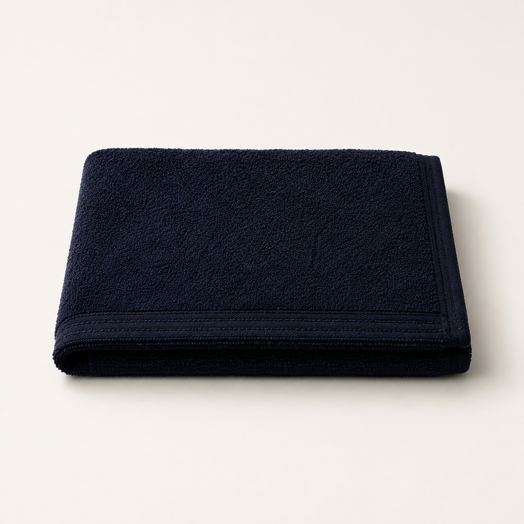 Huck Bath Mat in Ink, stack view