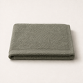 Huck Bath Mat in Thyme, stack view