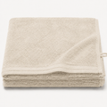 Huck Bath Sheet in Oat, stack view